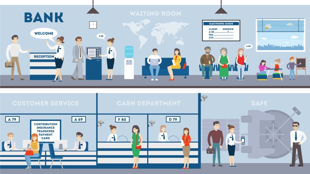 Bank queue management software arrival