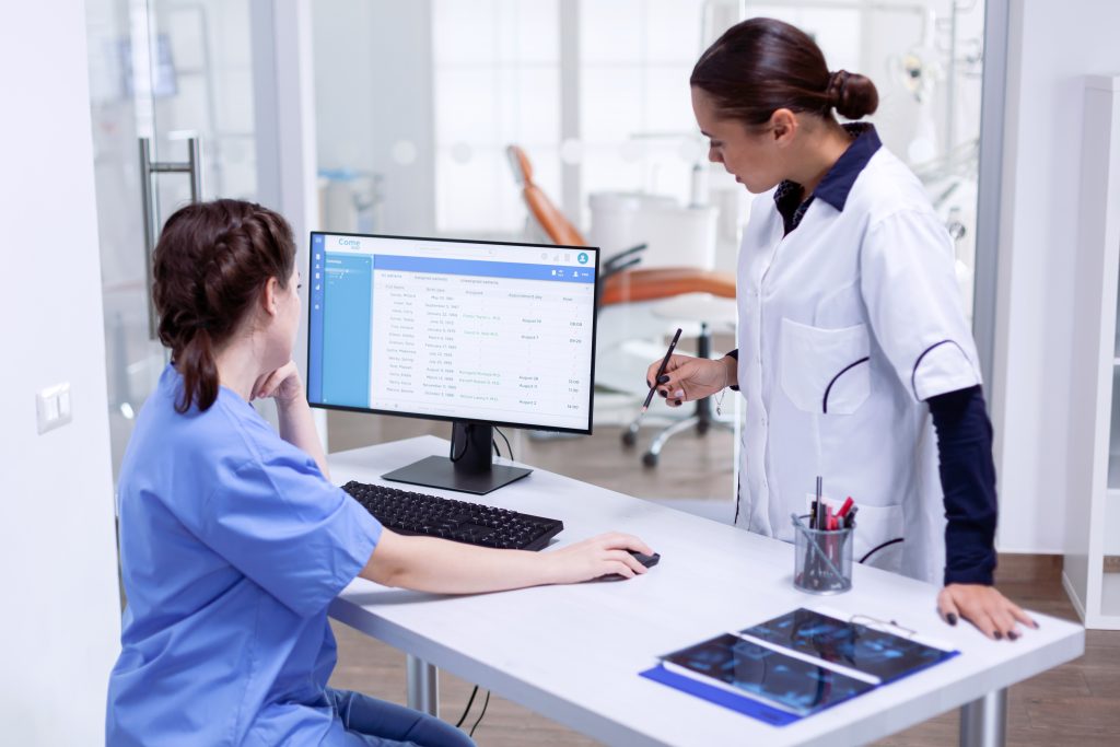 Health queue management software reminder