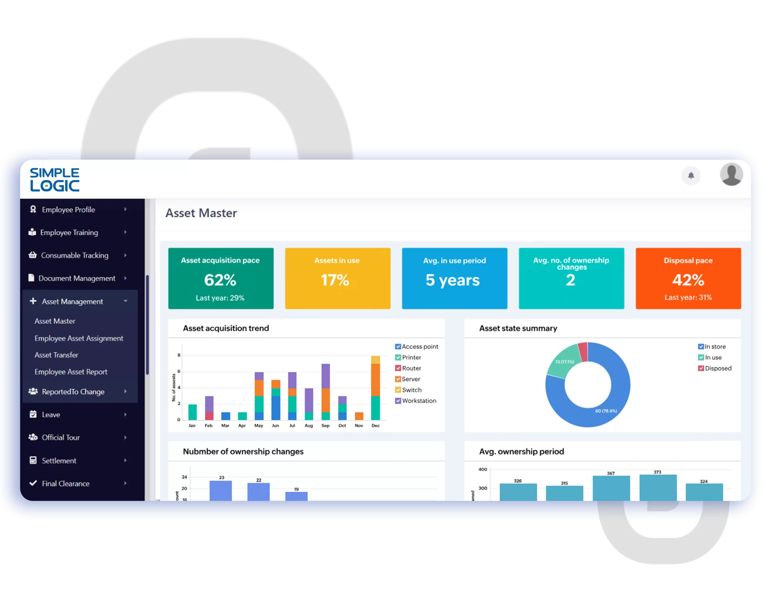 HRMS software solution asset allocation module of HRMS software uae