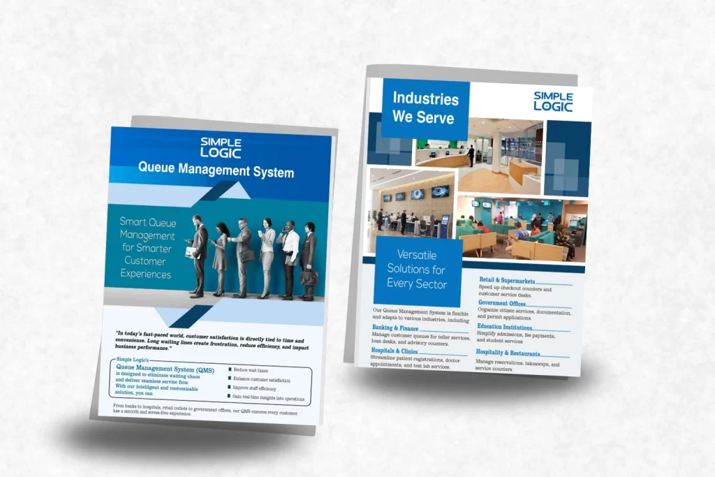 queue management system brochure