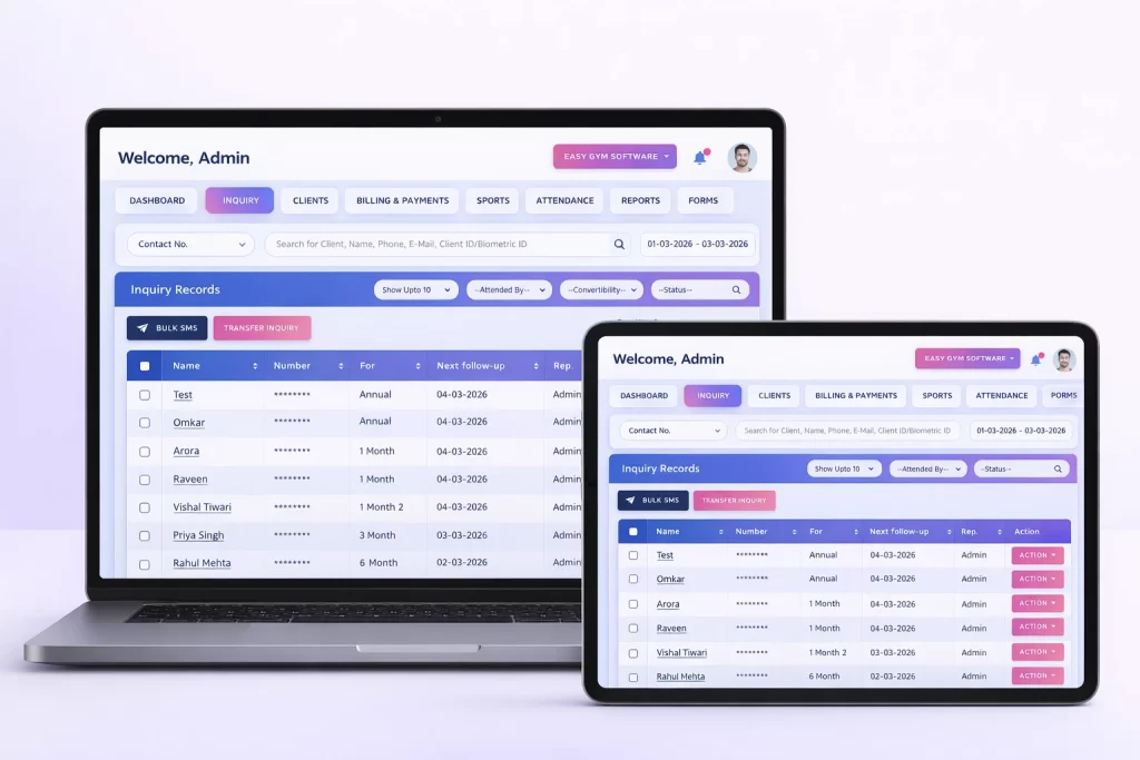 gym management software in Dubai