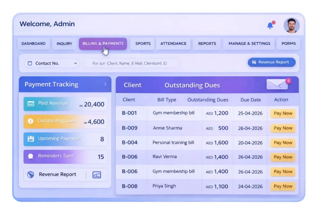 gym management system