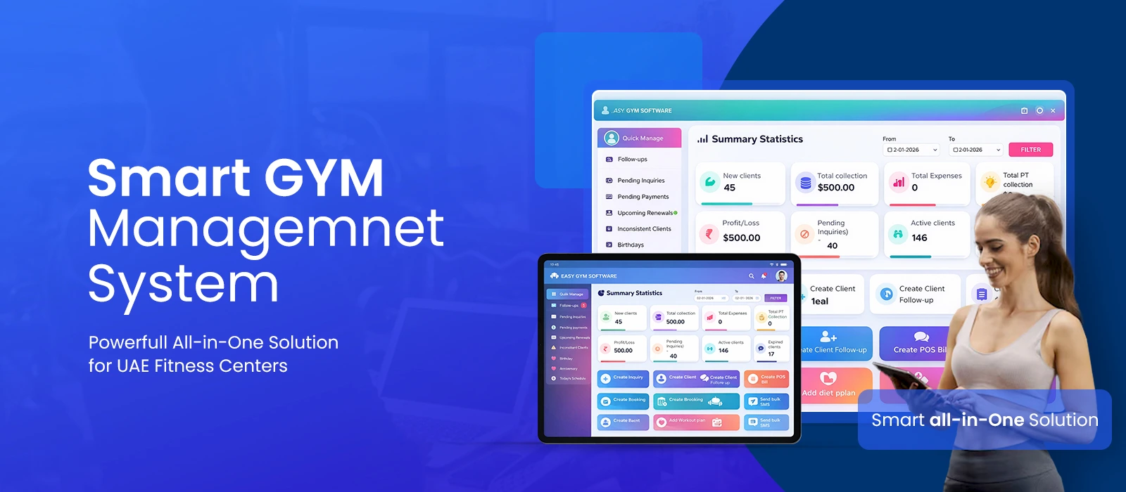gym management software in Dubai
