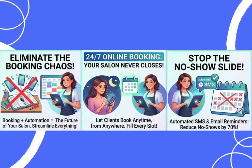 Salon booking software