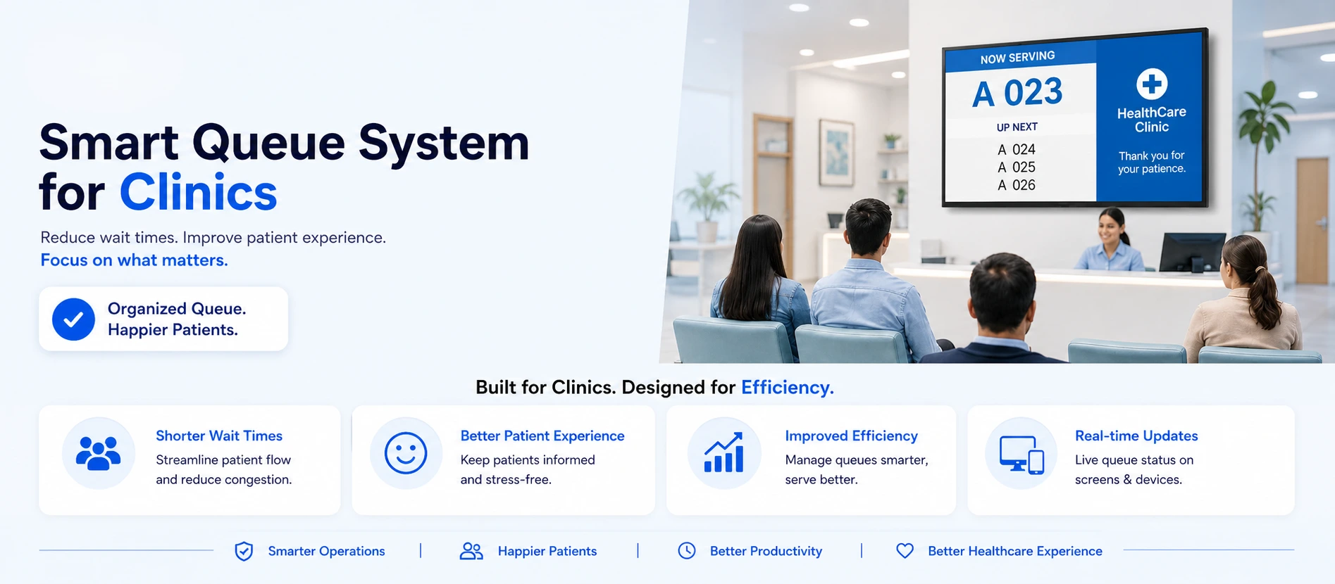 Queue Management System for Clinics