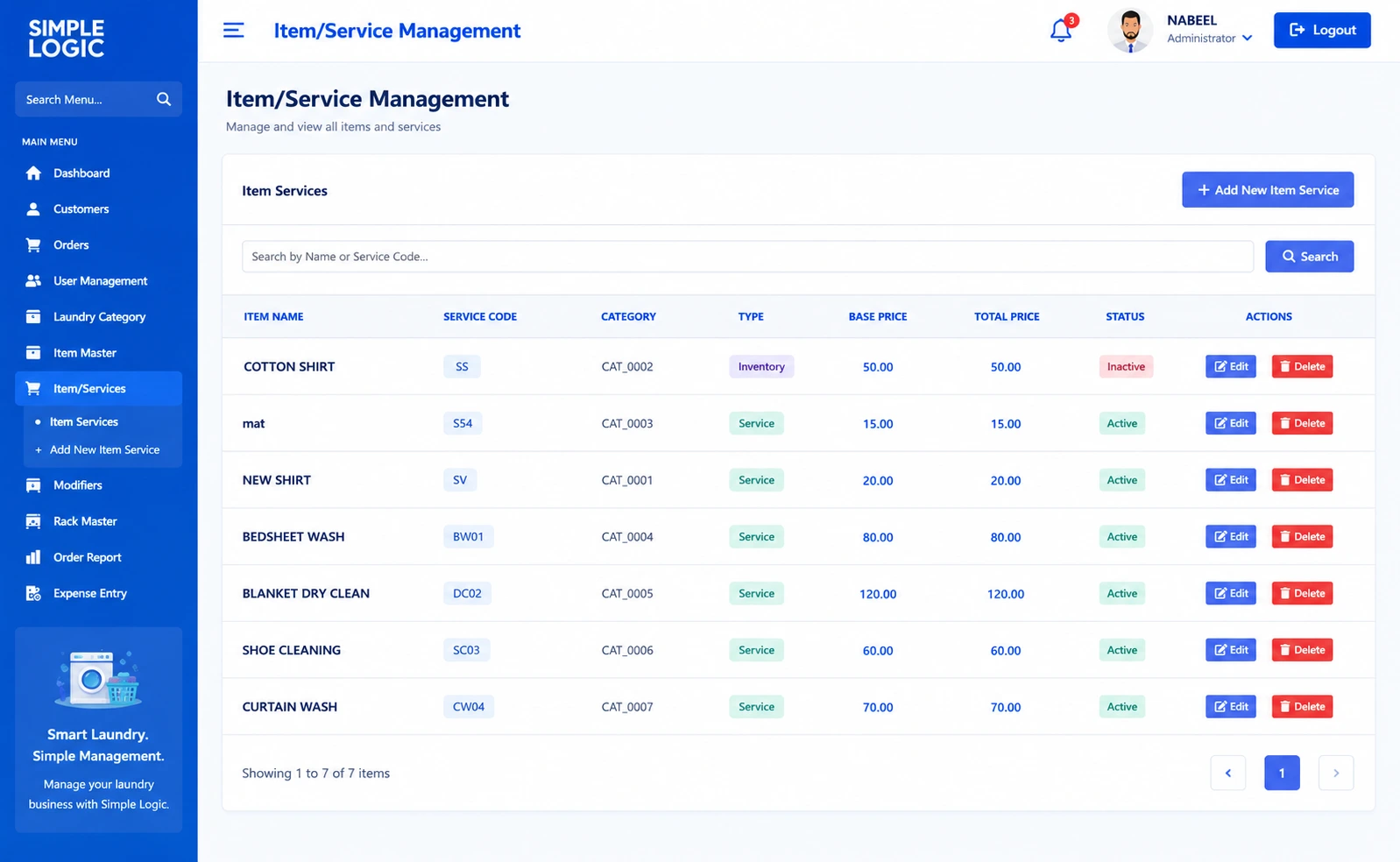 laundry management software uae
