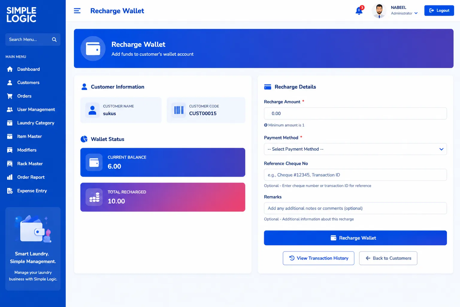 laundry management software