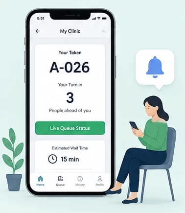 mobile update of queue system uae