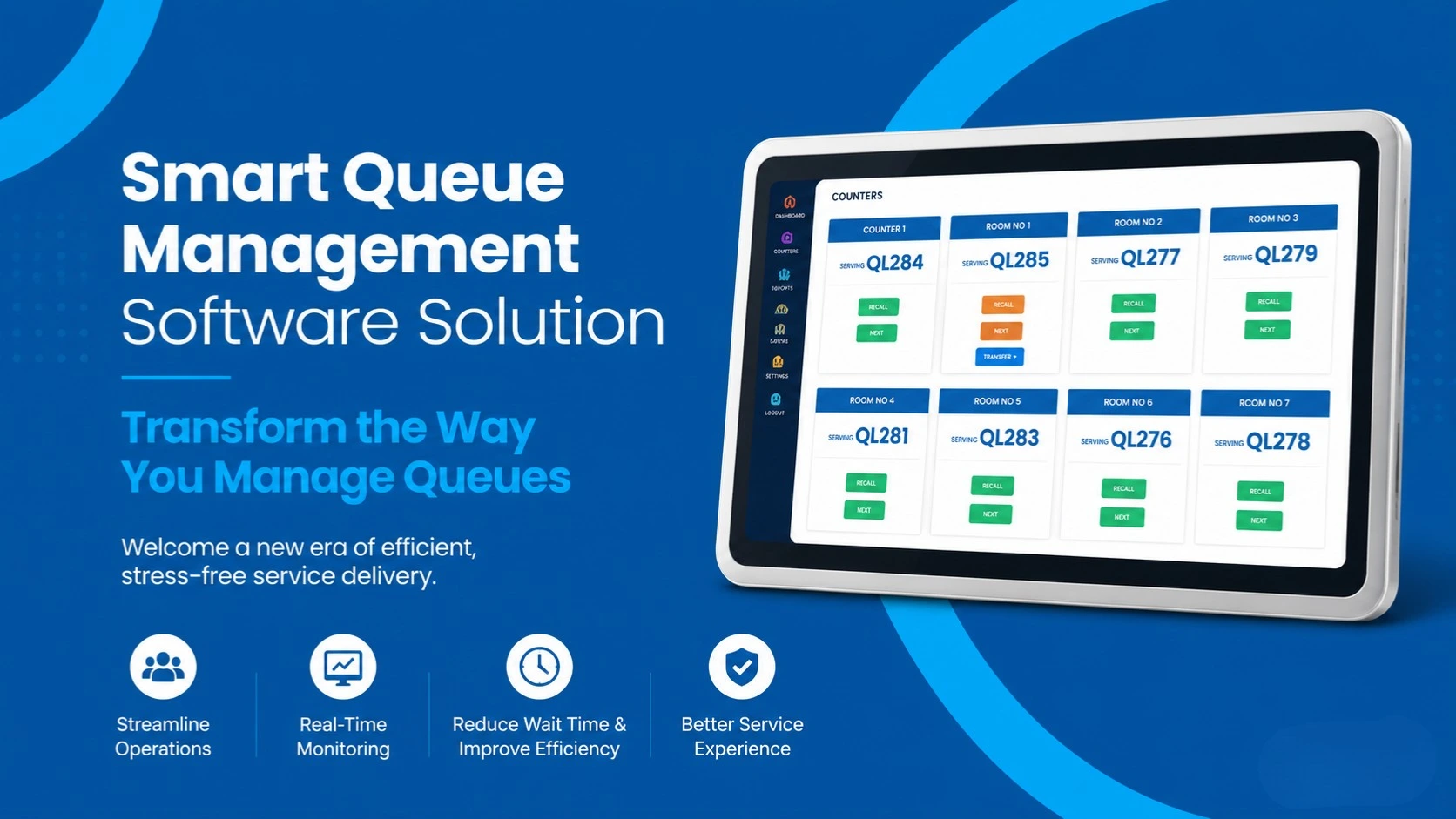 Queue management software solution